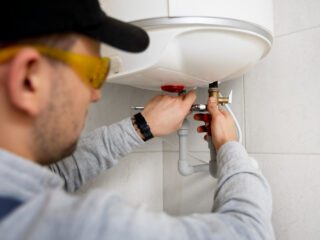 Vandens šildytuvas namuose su paslėptais gedimo požymiais